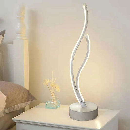 MinoS LED лампа, 48W, студена/гореща/неутрална светлина, метална и акрилна, бяла