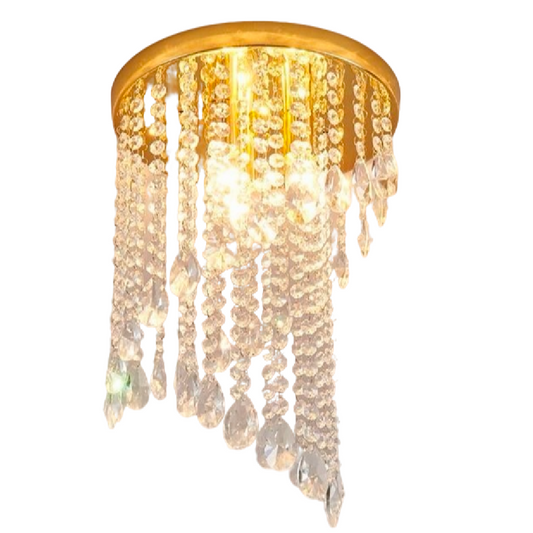 Crystal Ottavio Chandelier, диаметър 25 см, 2*E14, метал, злато