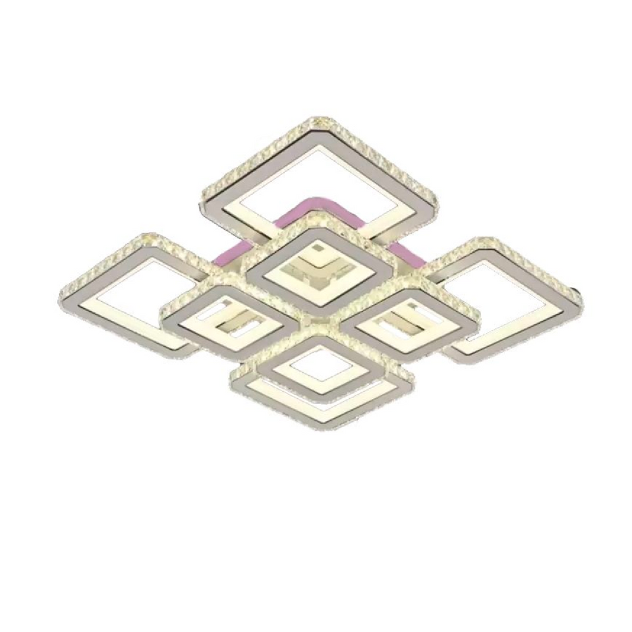 LED полилей с дистанционно управление и Leila Crystal 237W, 8 квадрат